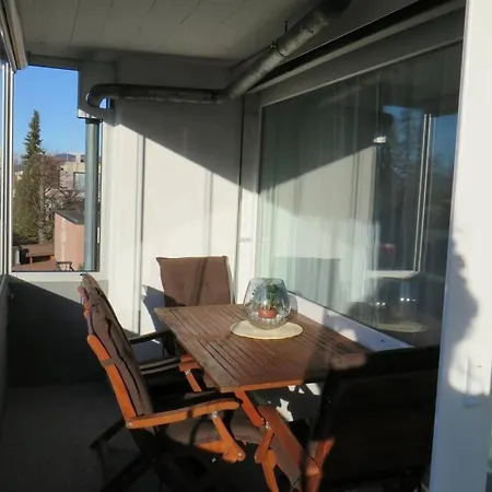 아파트 Ferienwohnung Am Thunersee 툰